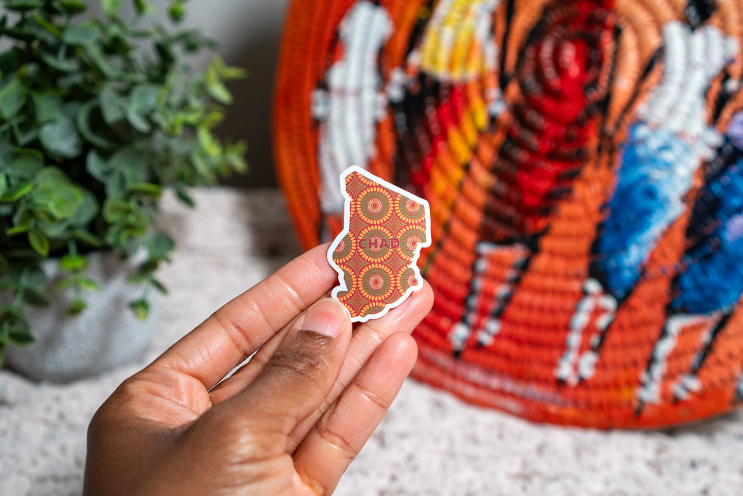 Chad Sticker (Central African Stickers) - Pounded Yam Productions