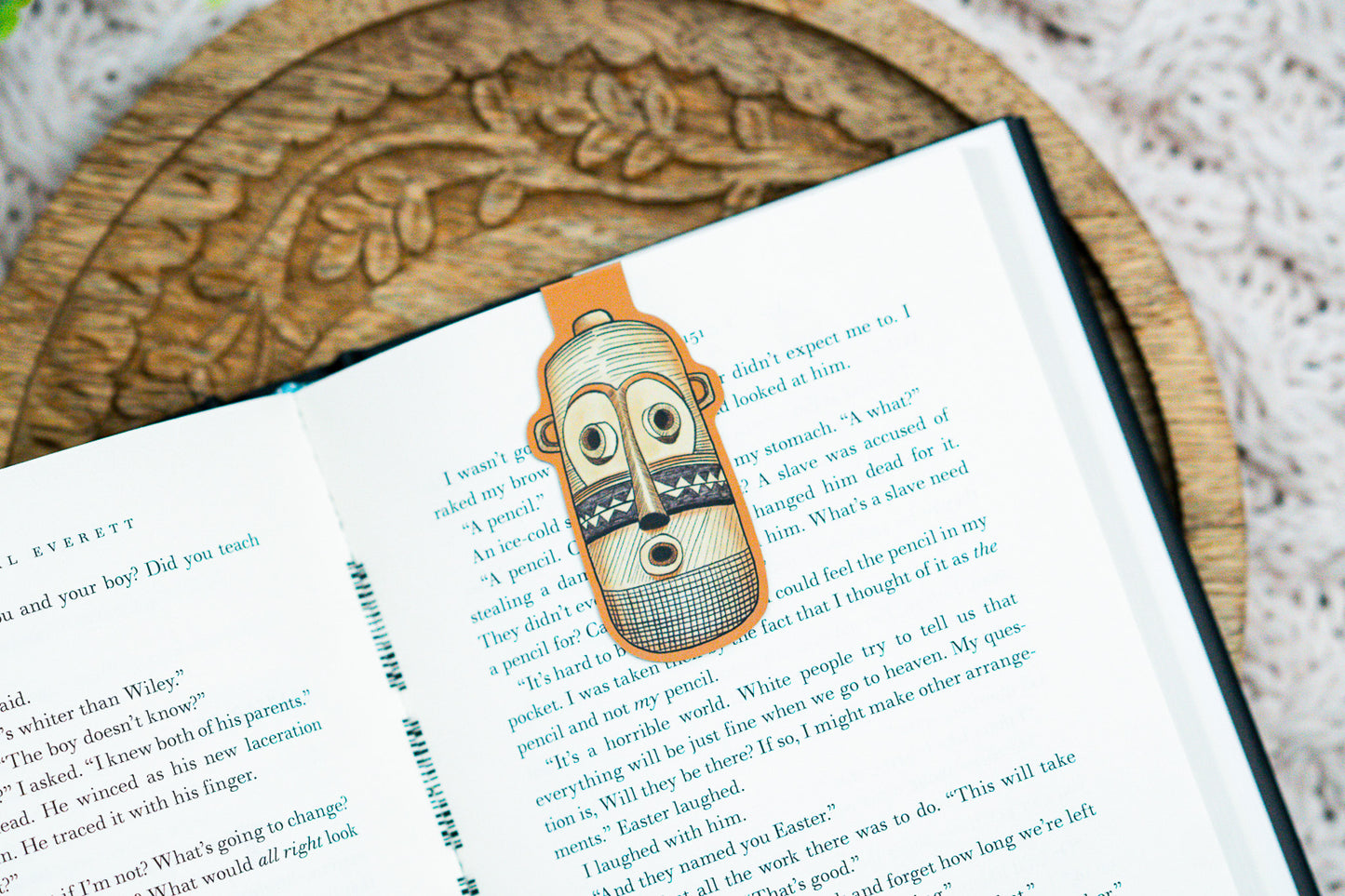 African Masks Magnetic Bookmarks - Pende - Pounded Yam Productions