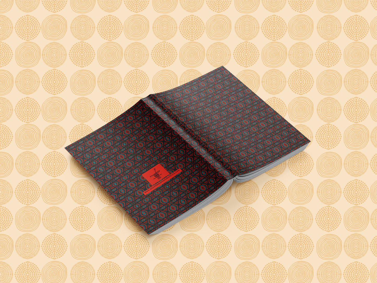 Ankara African Print Ankara Inspired Journal (Diamonds A5 Lined) - Pounded Yam Productions