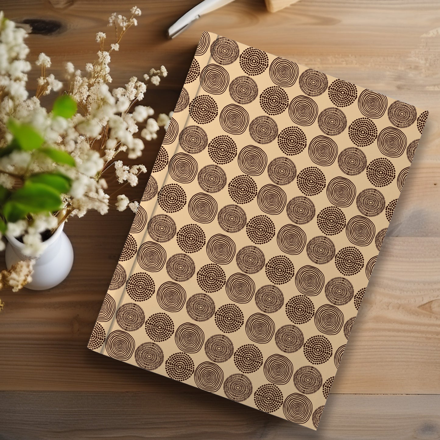 African Print Journal (Dots A5 Lined) - Pounded Yam Productions