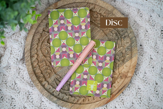 African Print Ankara-Inspired Pocket Notebooks - Discs - Pounded Yam Productions