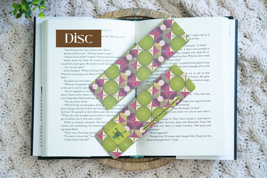 Ankara African Print Bookmarks - Discs - Pounded Yam Productions