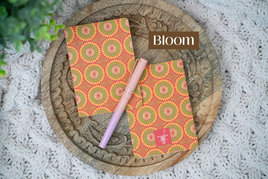 African Print Ankara-Inspired Pocket Notebooks - Bloom - Pounded Yam Productions