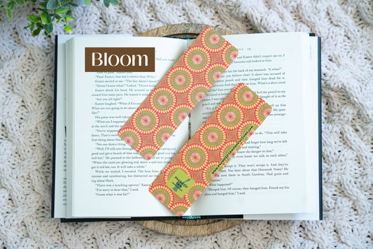 Ankara African Print Bookmarks - Bloom - Pounded Yam Productions