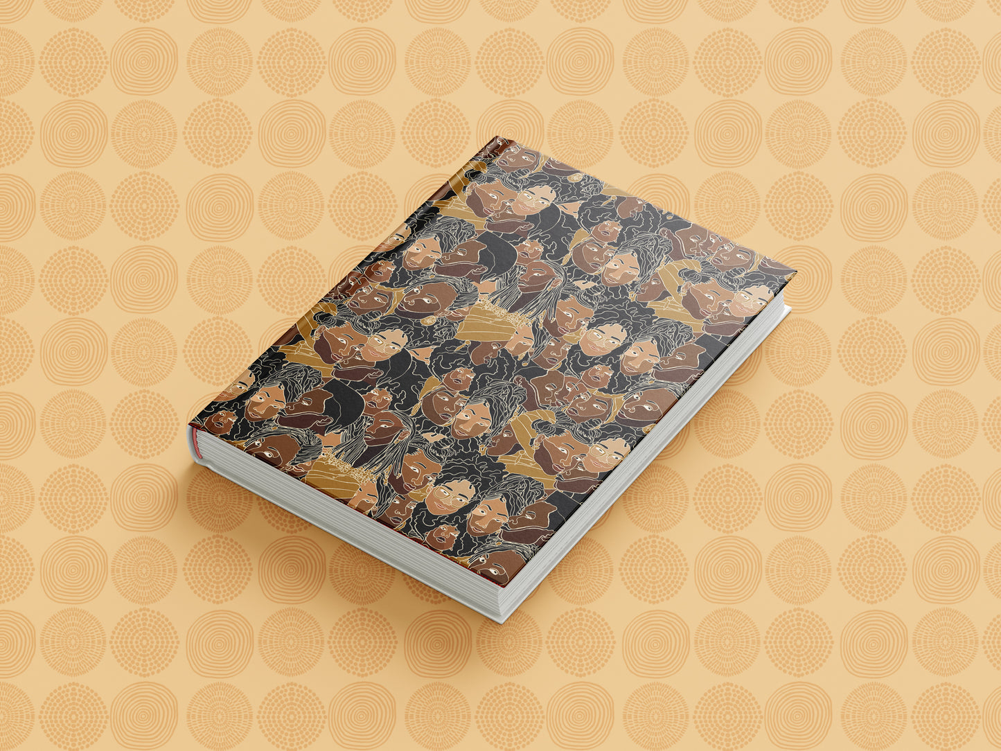 Black Women Line Art Colored Journal (A5 Lined) - Pounded Yam Productions