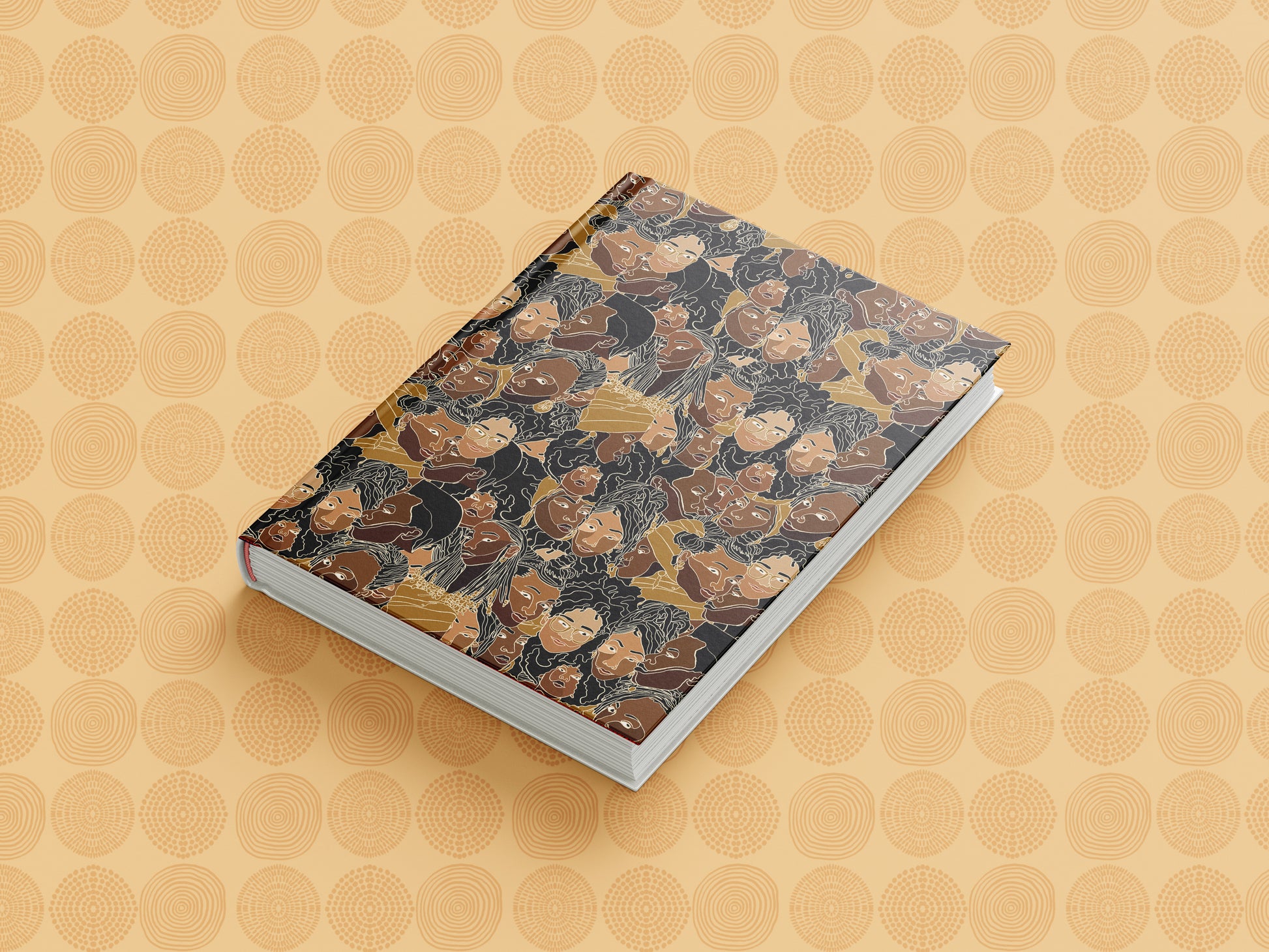Black Women Line Art Colored Journal (A5 Lined) - Pounded Yam Productions