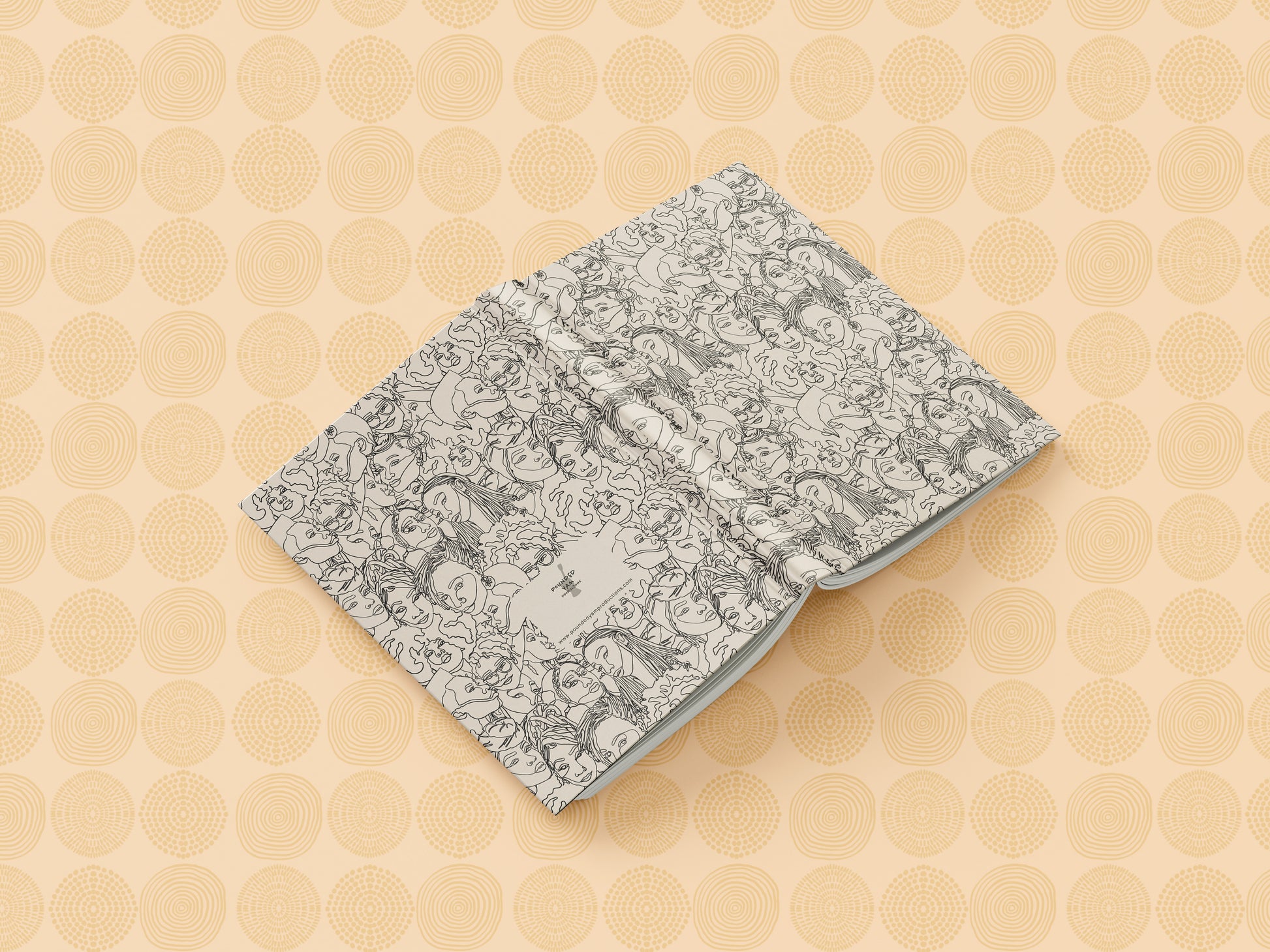 Black Women Line Art Journal (A5 Lined) - Pounded Yam Productions