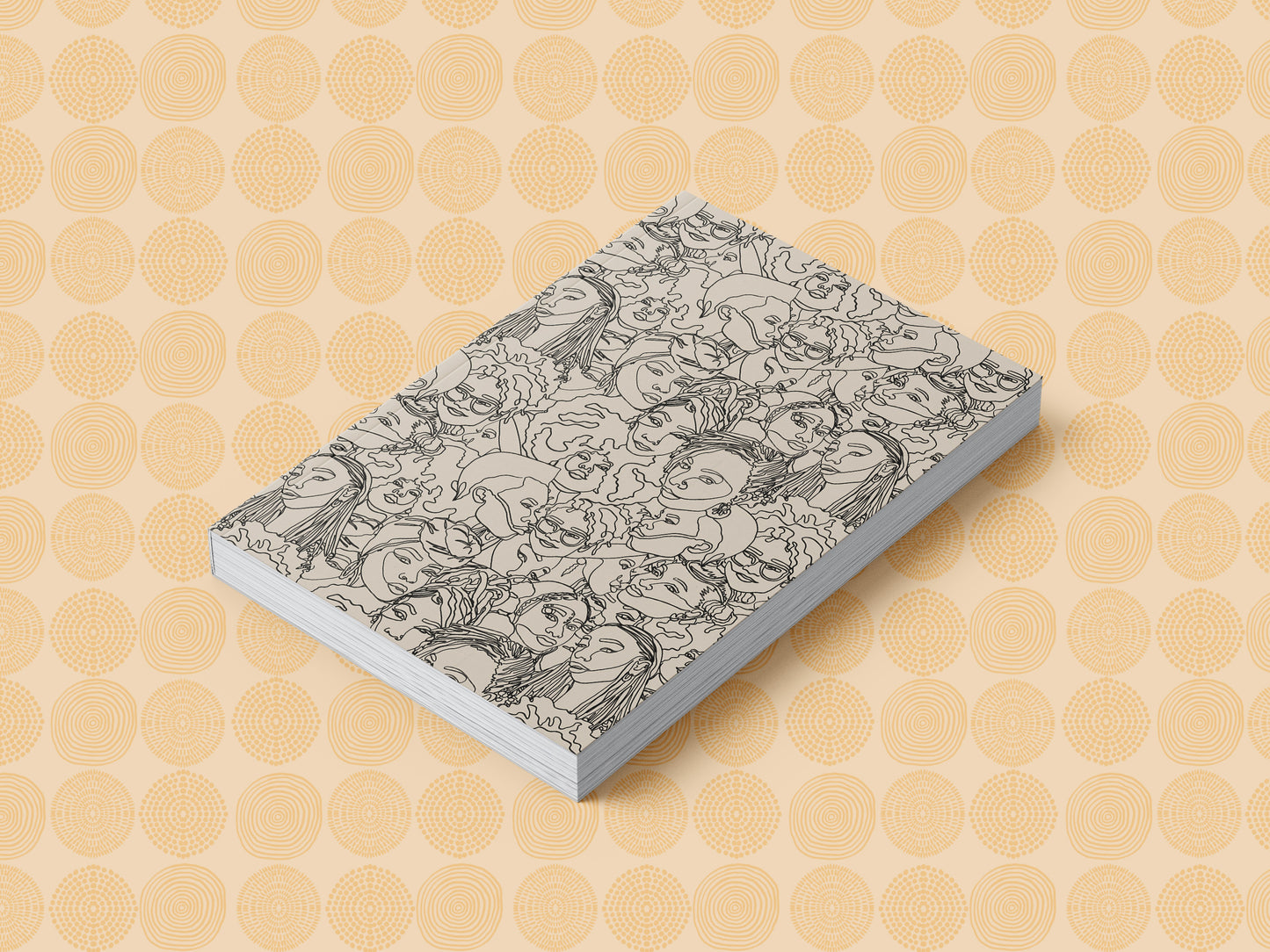 Black Women Line Art Journal (A5 Lined) - Pounded Yam Productions