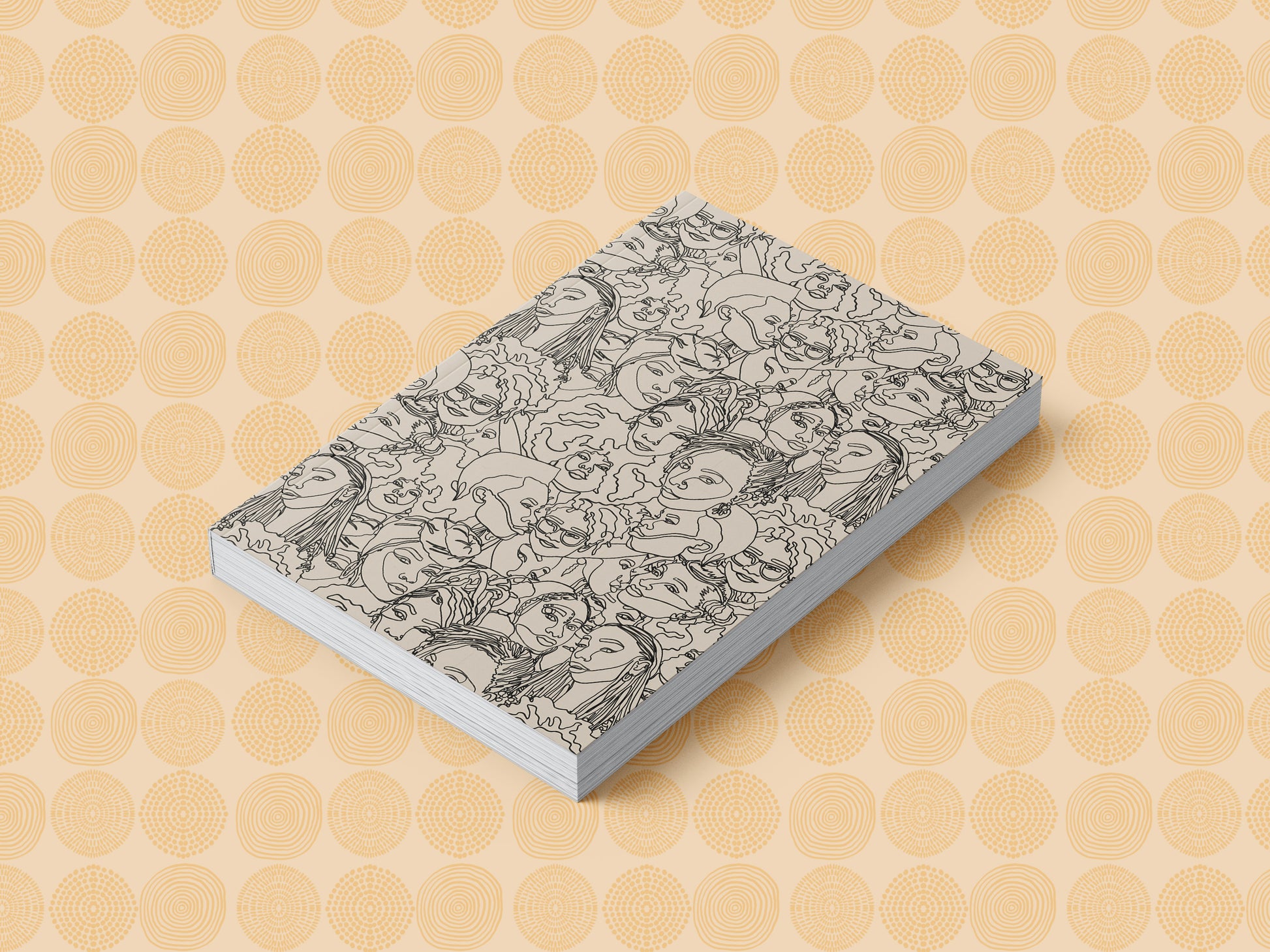 Black Women Line Art Journal (A5 Lined) - Pounded Yam Productions