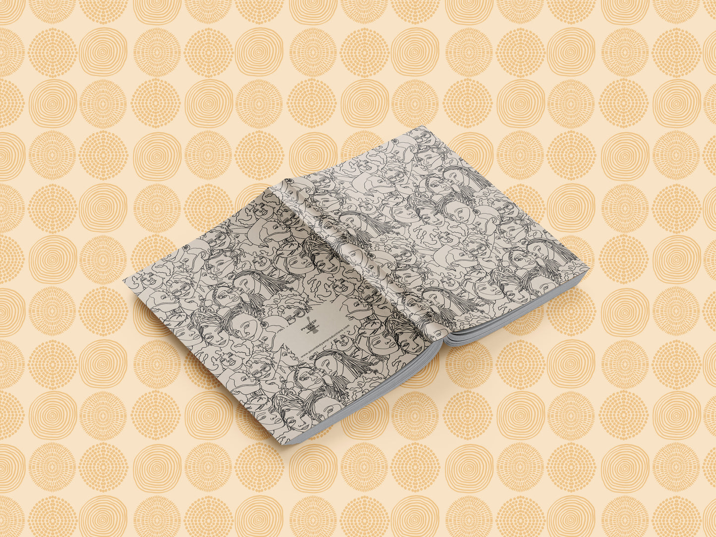 Black Women Line Art Journal (A5 Lined) - Pounded Yam Productions