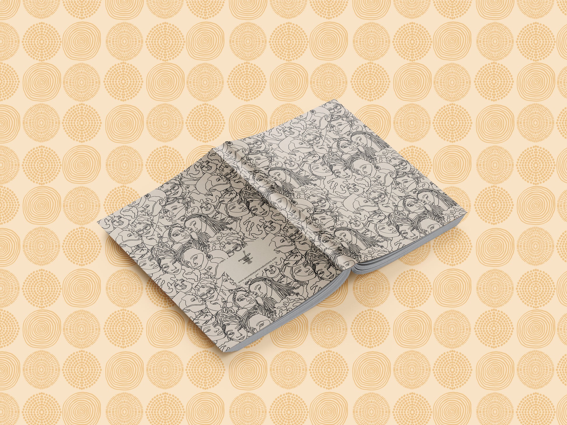 Black Women Line Art Journal (A5 Lined) - Pounded Yam Productions
