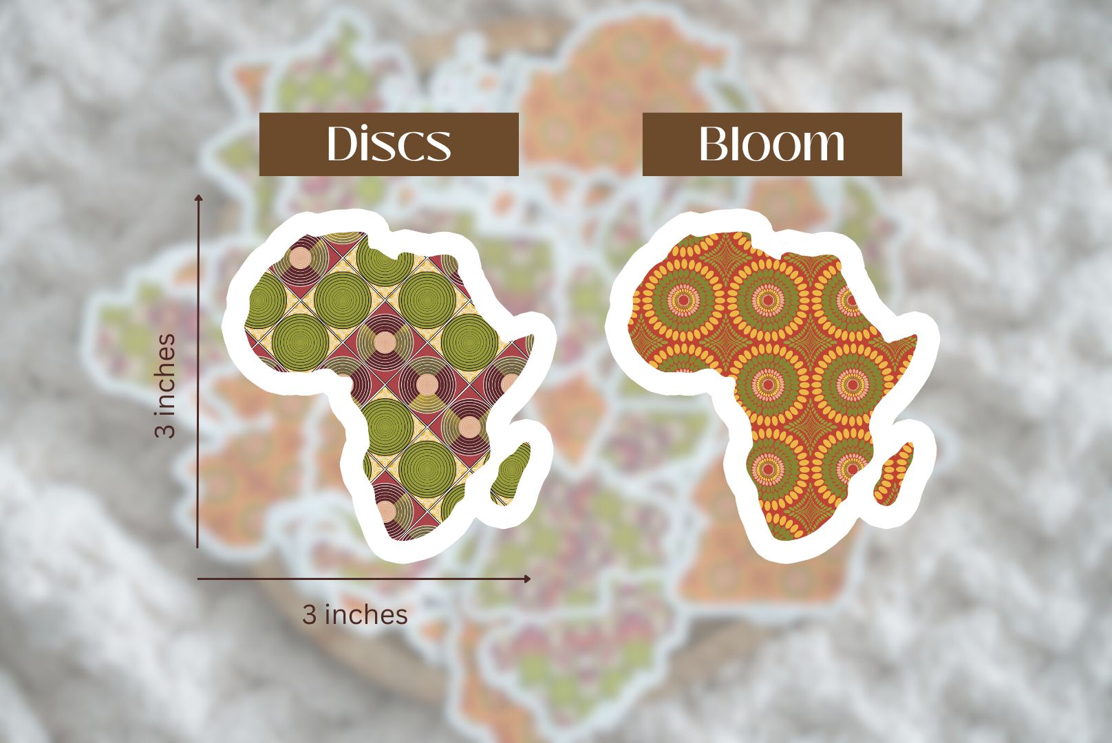 Africa Sticker - Pounded Yam Productions