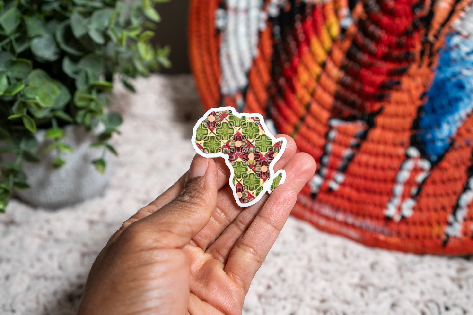 Africa Sticker - Pounded Yam Productions