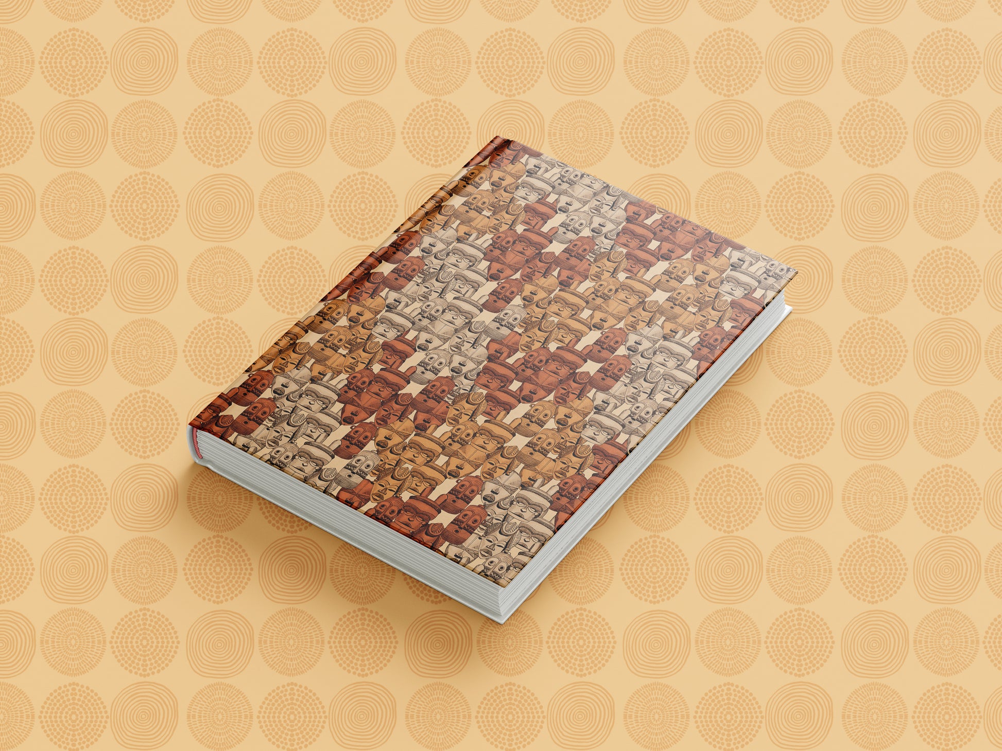 African Masks Pattern Journal (A5 Lined) - Pounded Yam Productions