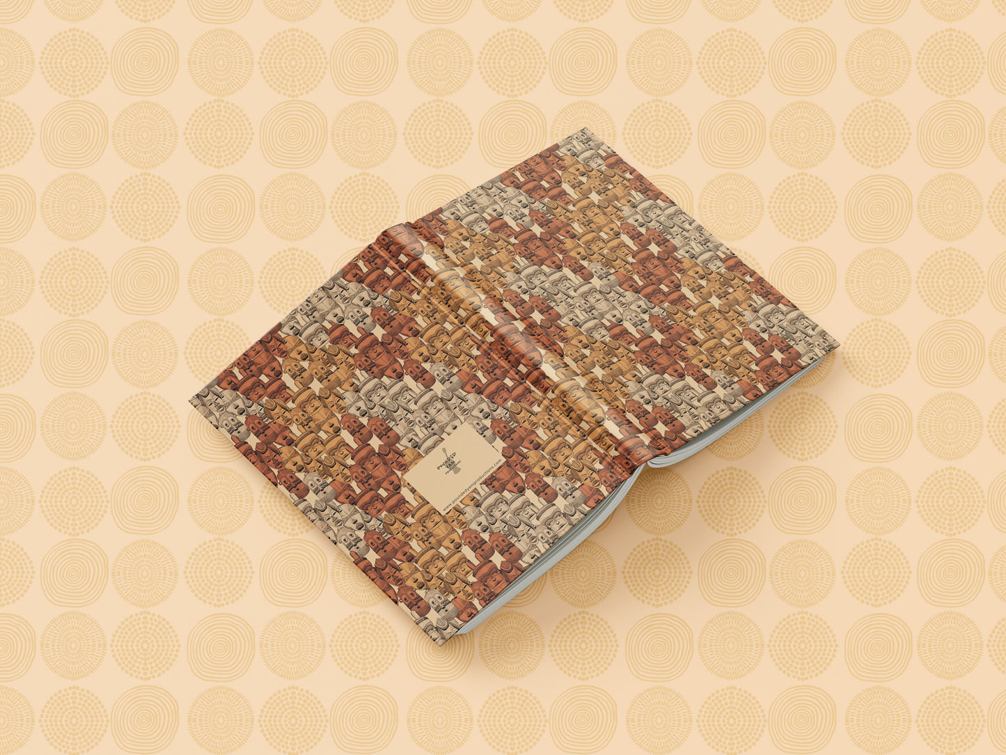 African Masks Pattern Journal (A5 Lined) - Pounded Yam Productions