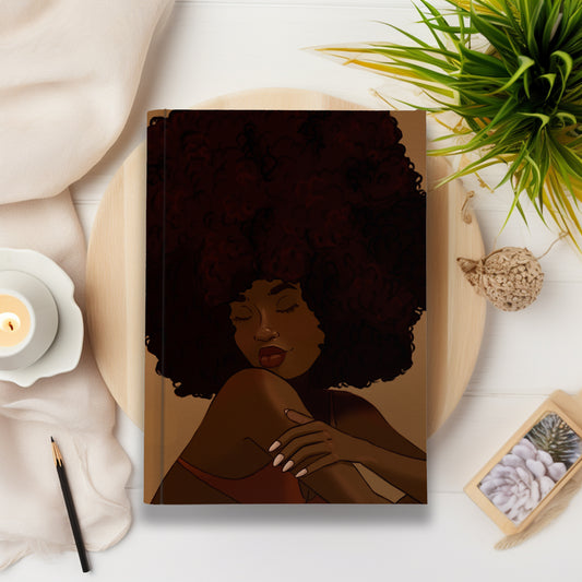 Black Girl Afro Journal (A5 Lined) - Pounded Yam Productions
