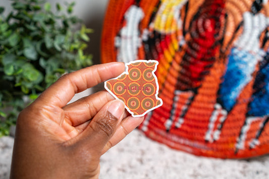 Algeria Sticker (North African Stickers) - Pounded Yam Productions