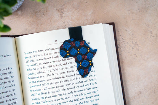 Ankara African Print Magnetic Bookmarks - X - Pounded Yam Productions