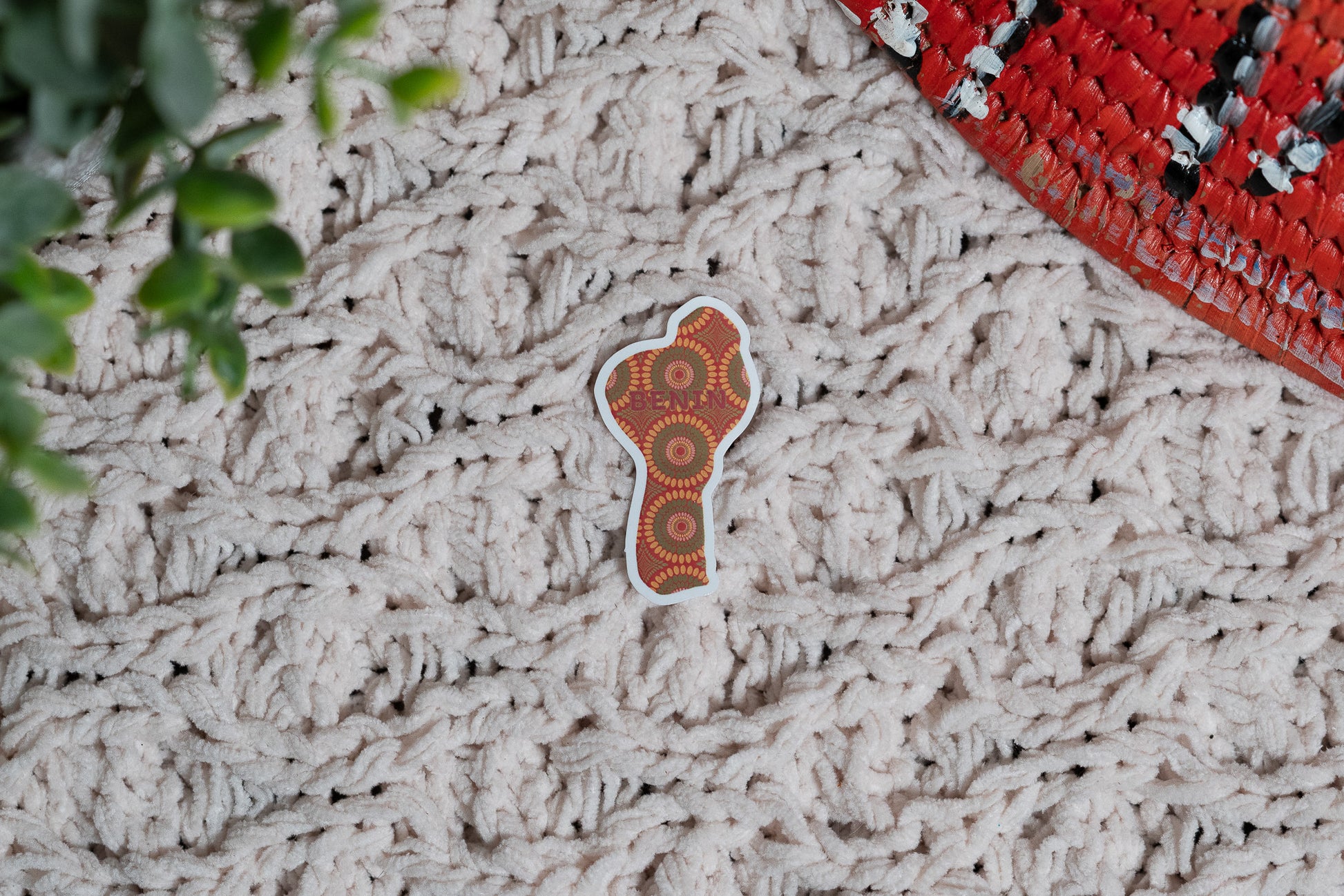 Benin Sticker (West African Stickers) - Pounded Yam Productions