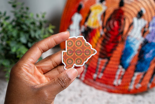 Botswana Sticker (South African Stickers) - Pounded Yam Productions