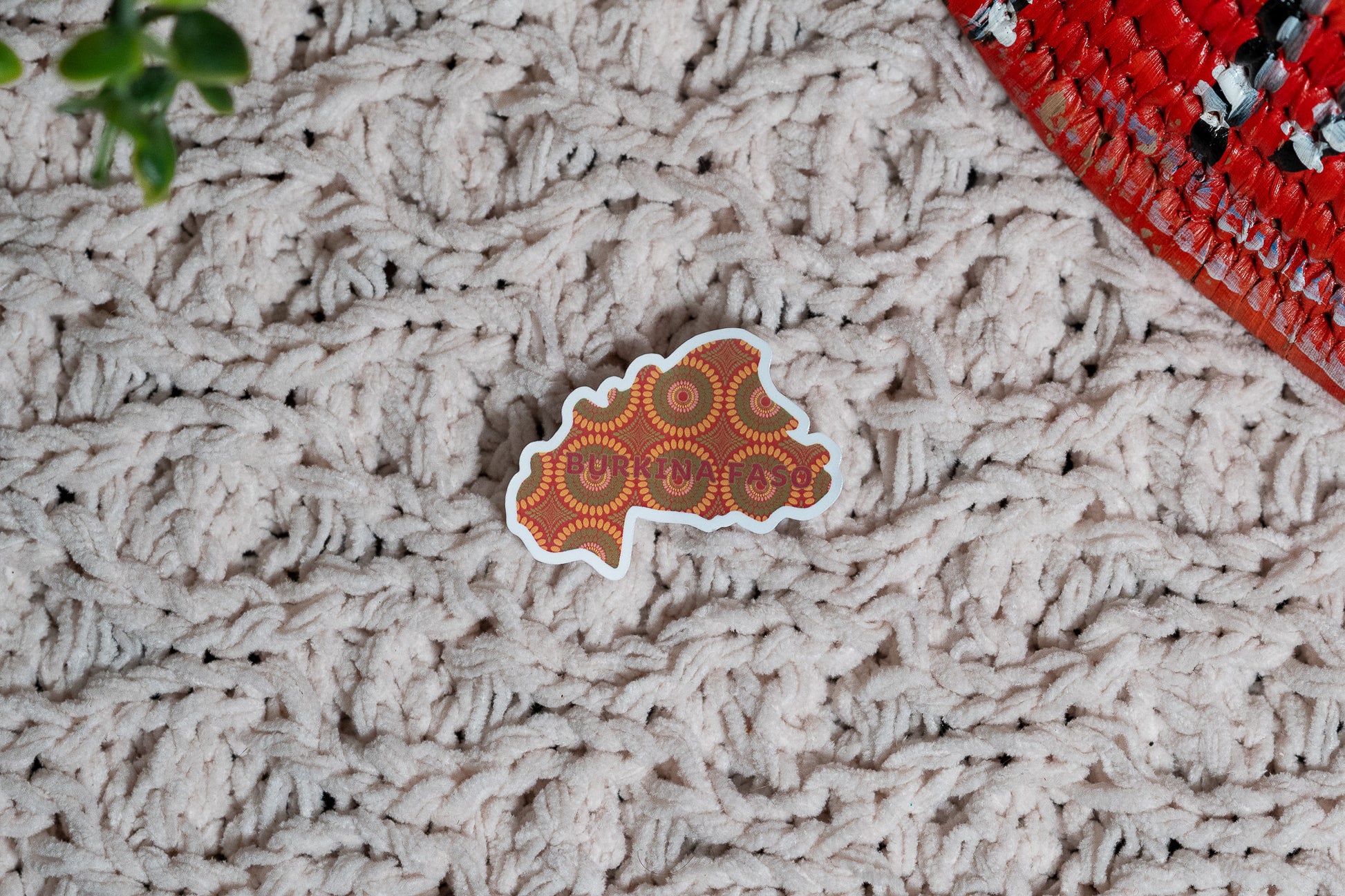 Burkina Faso Sticker (West African Stickers) - Pounded Yam Productions