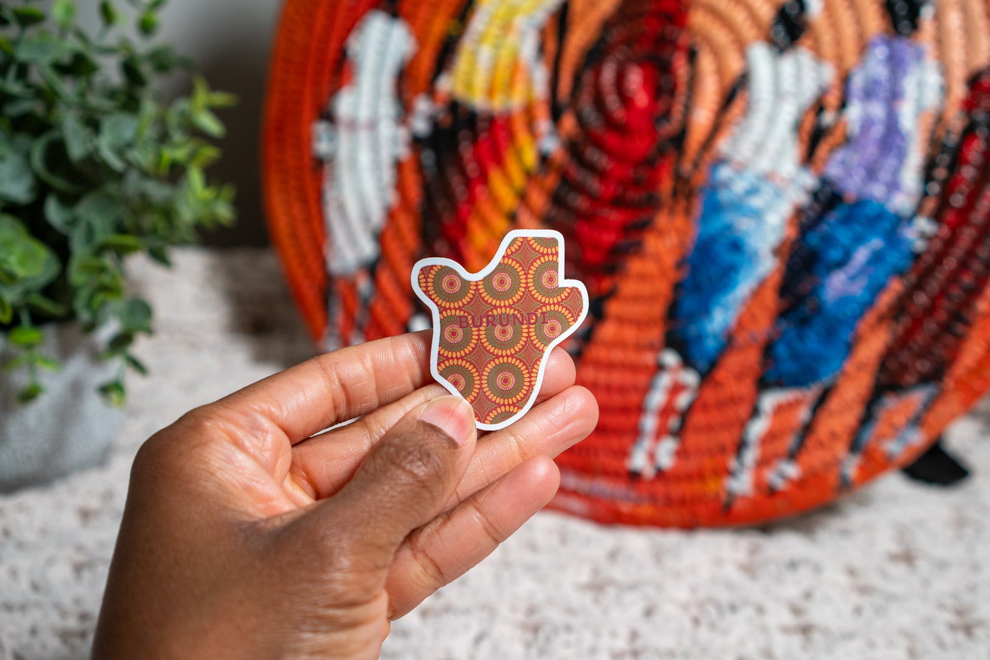 Burundi Sticker (East African Stickers) - Pounded Yam Productions