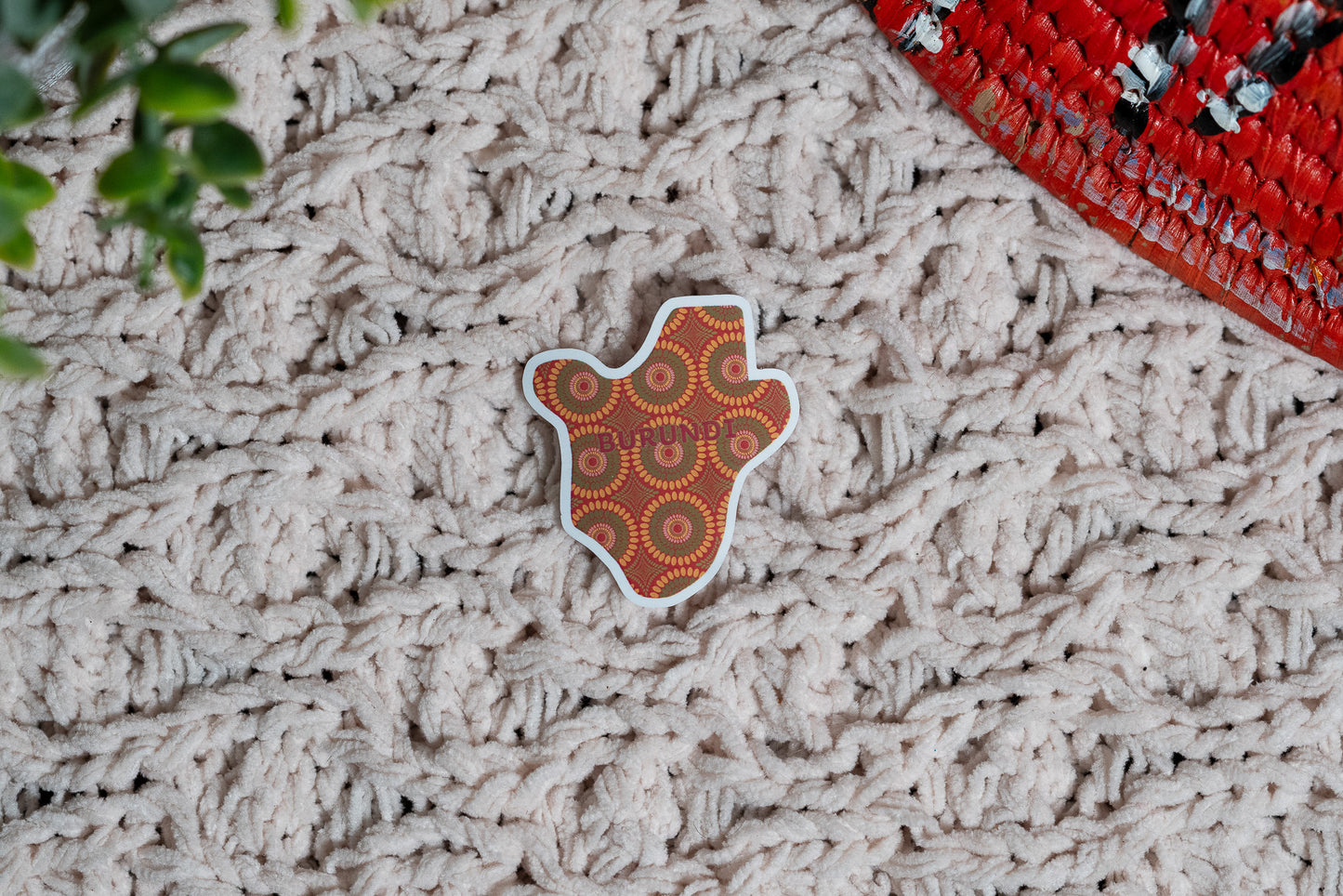 Burundi Sticker (East African Stickers) - Pounded Yam Productions