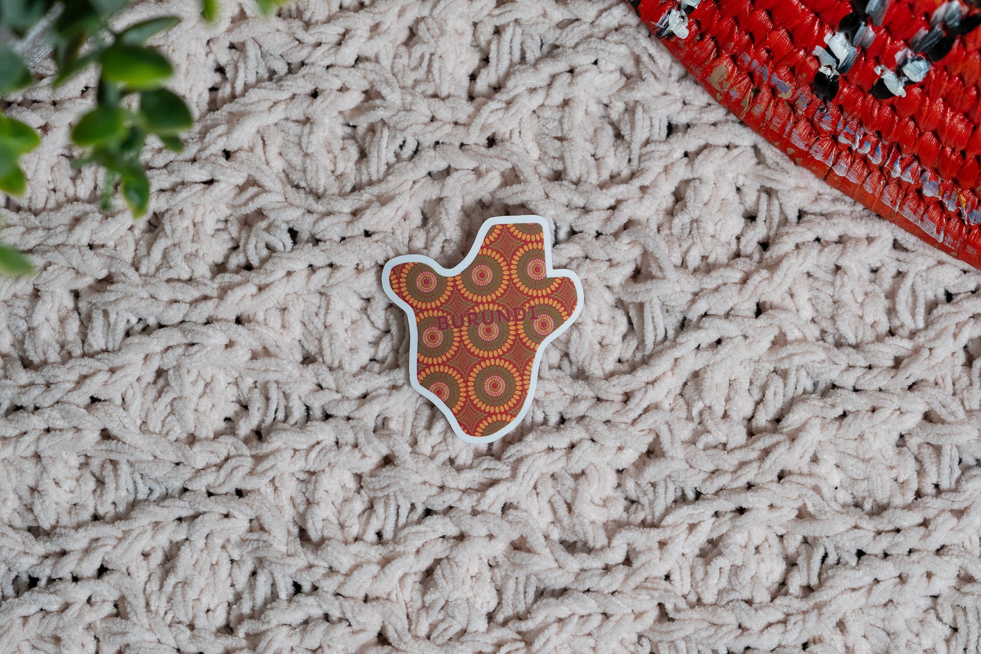 Burundi Sticker (East African Stickers) - Pounded Yam Productions