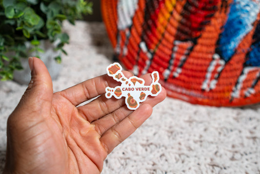 Cabo Verde Sticker (West African Stickers) - Pounded Yam Productions