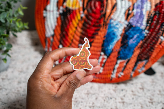 Cameroon Sticker (Central African Stickers) - Pounded Yam Productions
