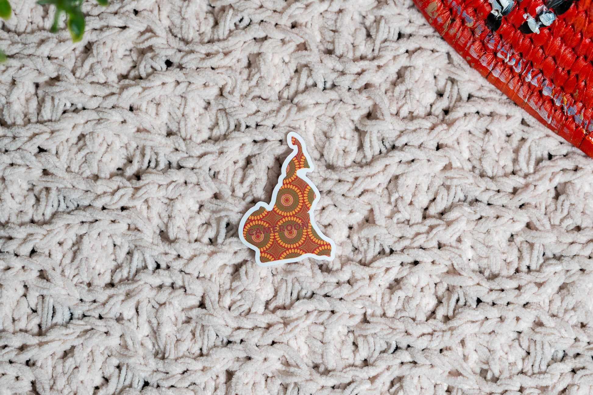 Cameroon Sticker (Central African Stickers) - Pounded Yam Productions