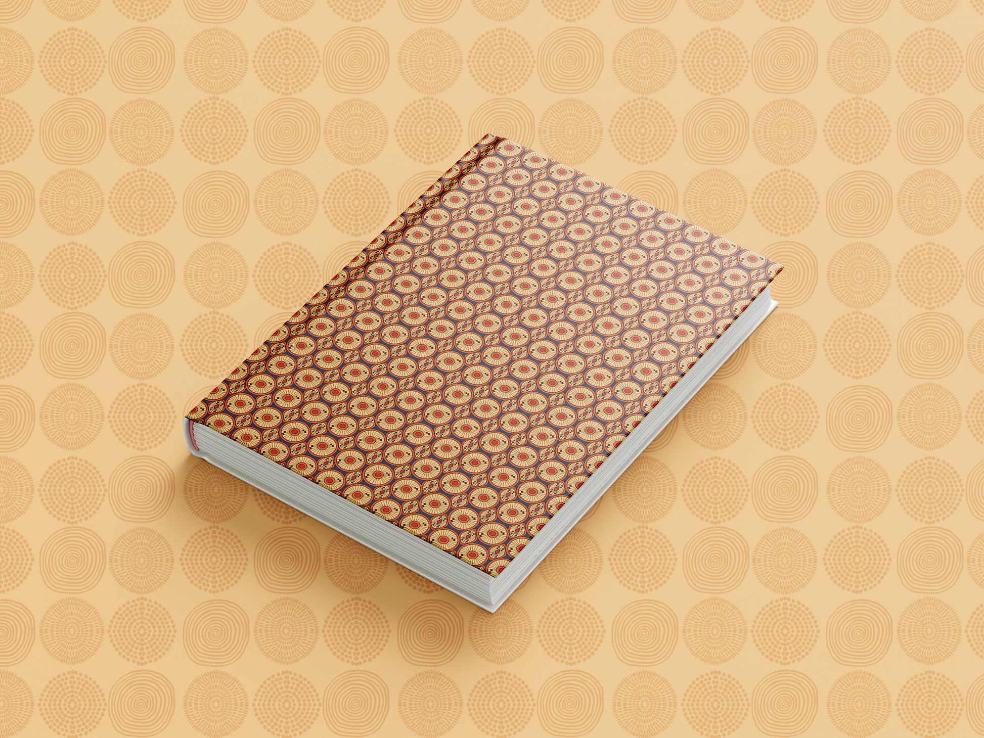 Ankara African Print Ankara Inspired Journal (Circles A5 Lined) - Pounded Yam Productions