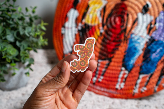 Republic of the Congo Sticker (Central African Stickers) - Pounded Yam Productions
