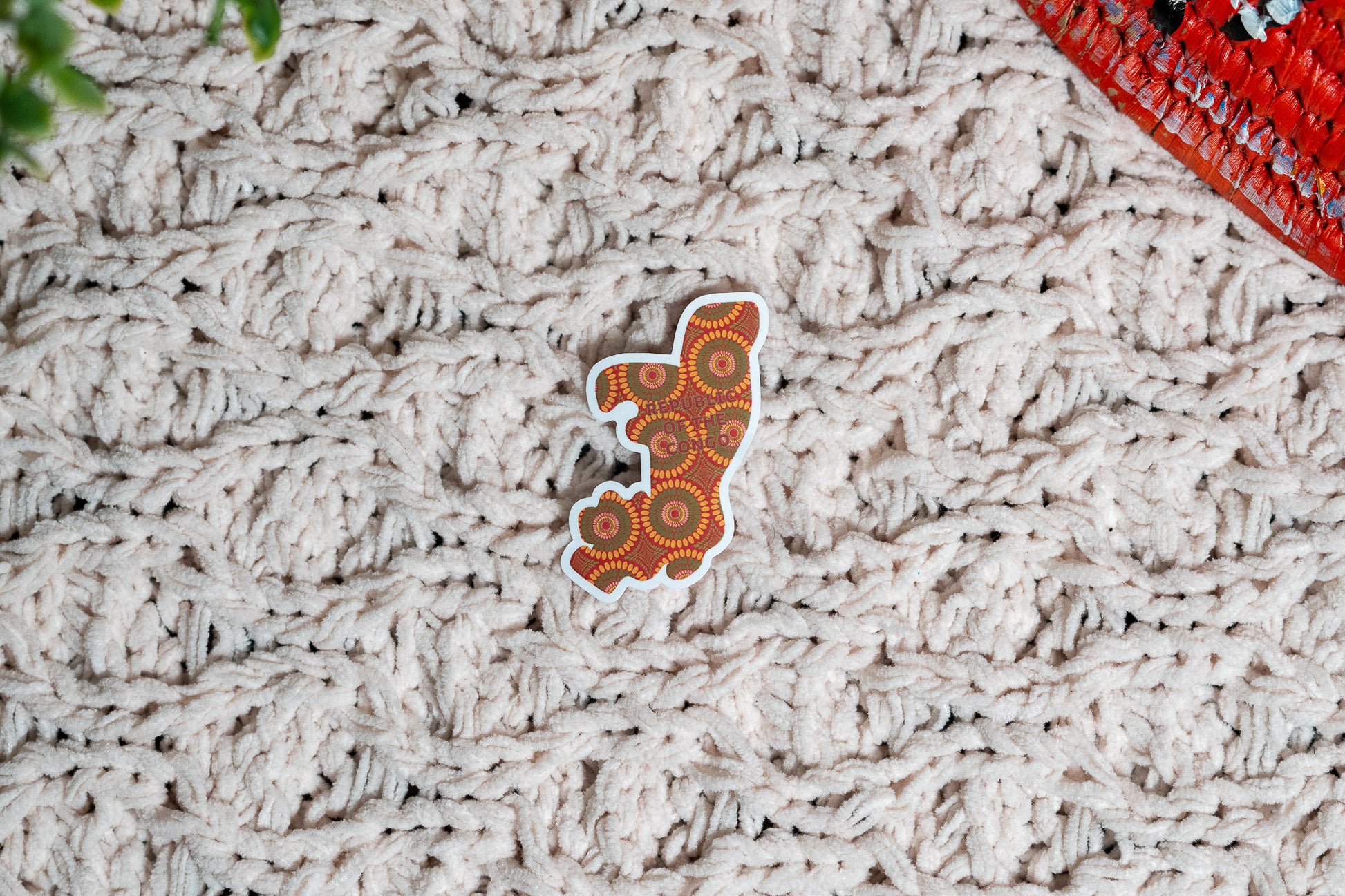 Republic of the Congo Sticker (Central African Stickers) - Pounded Yam Productions