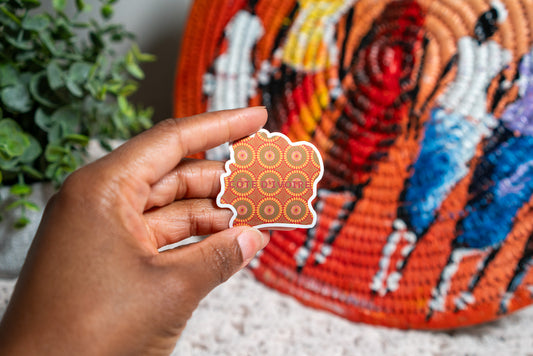 Côte D’ivoire Sticker (West African Stickers) - Pounded Yam Productions