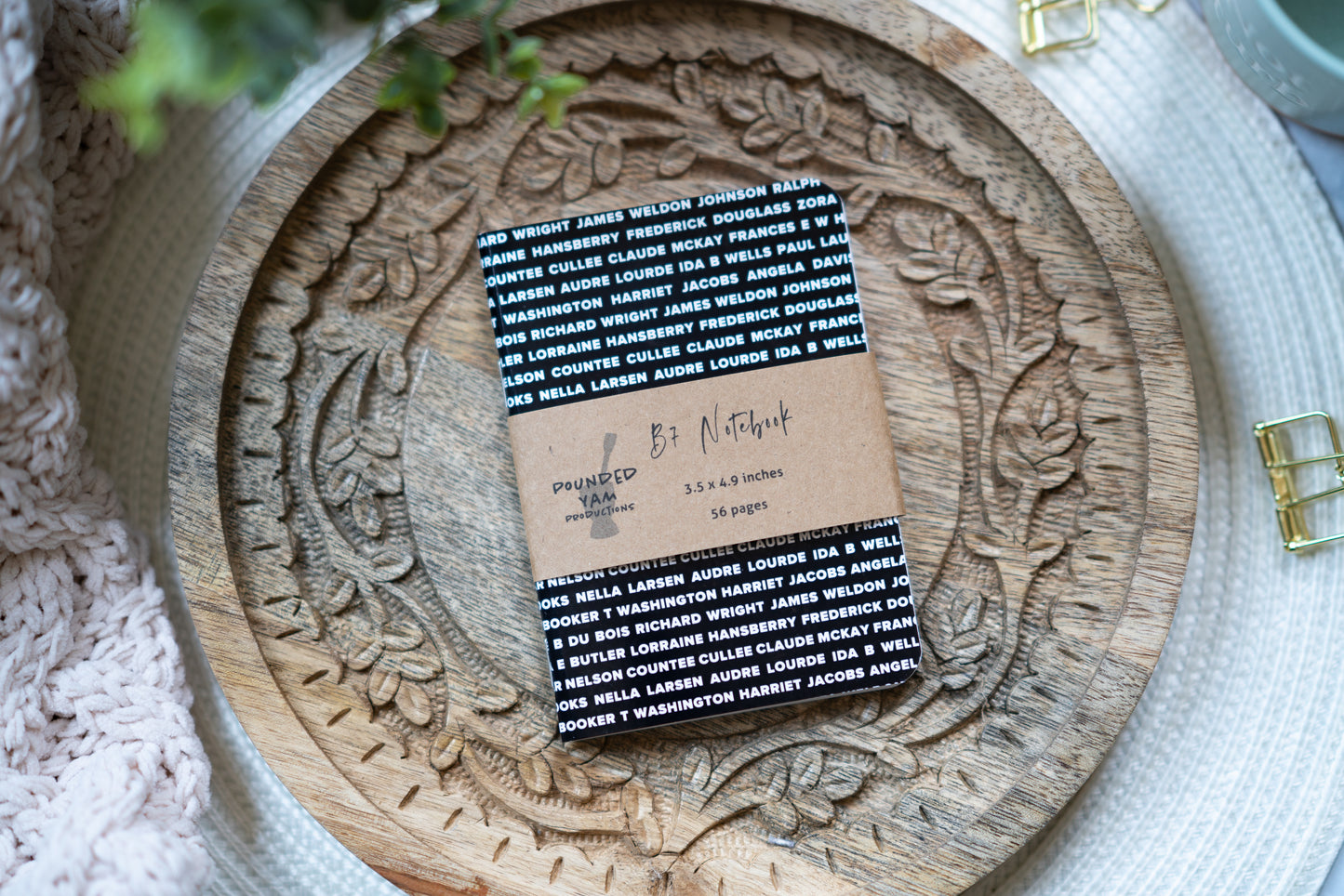 Black Authors B7 Pocket Notebook Lined (African American) - Pounded Yam Productions