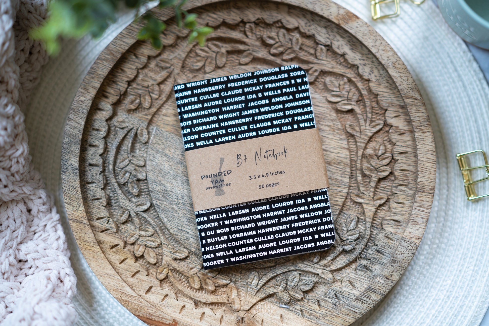 Black Authors B7 Pocket Notebook Lined (African American) - Pounded Yam Productions