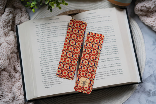 Ankara African Print Bookmarks - Circles - Pounded Yam Productions