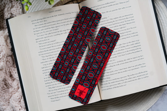 Ankara African Print Bookmarks - Diamonds - Pounded Yam Productions