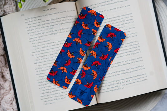 Ankara African Print Bookmarks - Wedding Flowers - Pounded Yam Productions