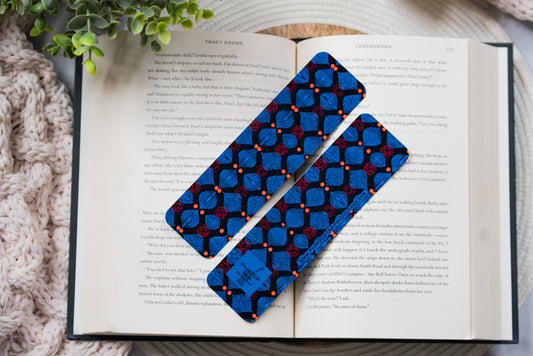 Ankara African Print Bookmarks - X - Pounded Yam Productions
