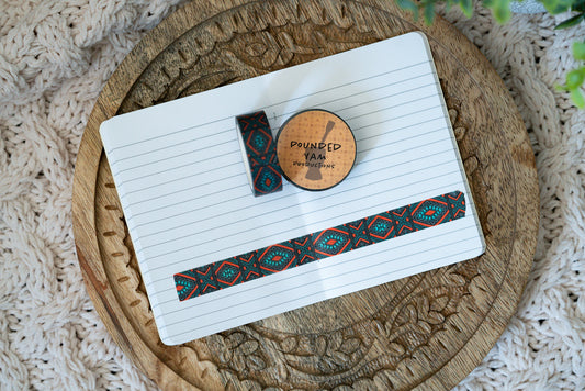 African Print Ankara Inspired Washi Tape - Diamonds - Pounded Yam Productions