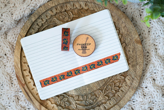 African Print Ankara Inspired Washi Tape - Fans - Pounded Yam Productions