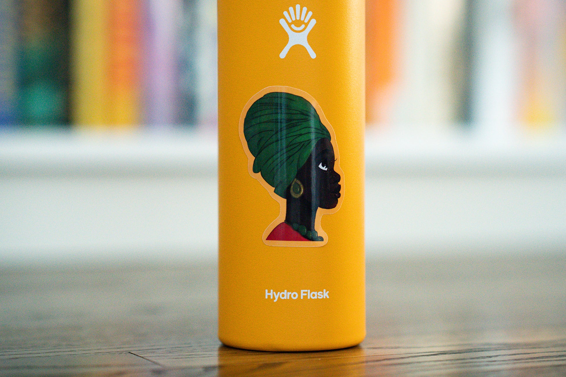 Dark Skinned Queen Die Cut Sticker - Pounded Yam Productions