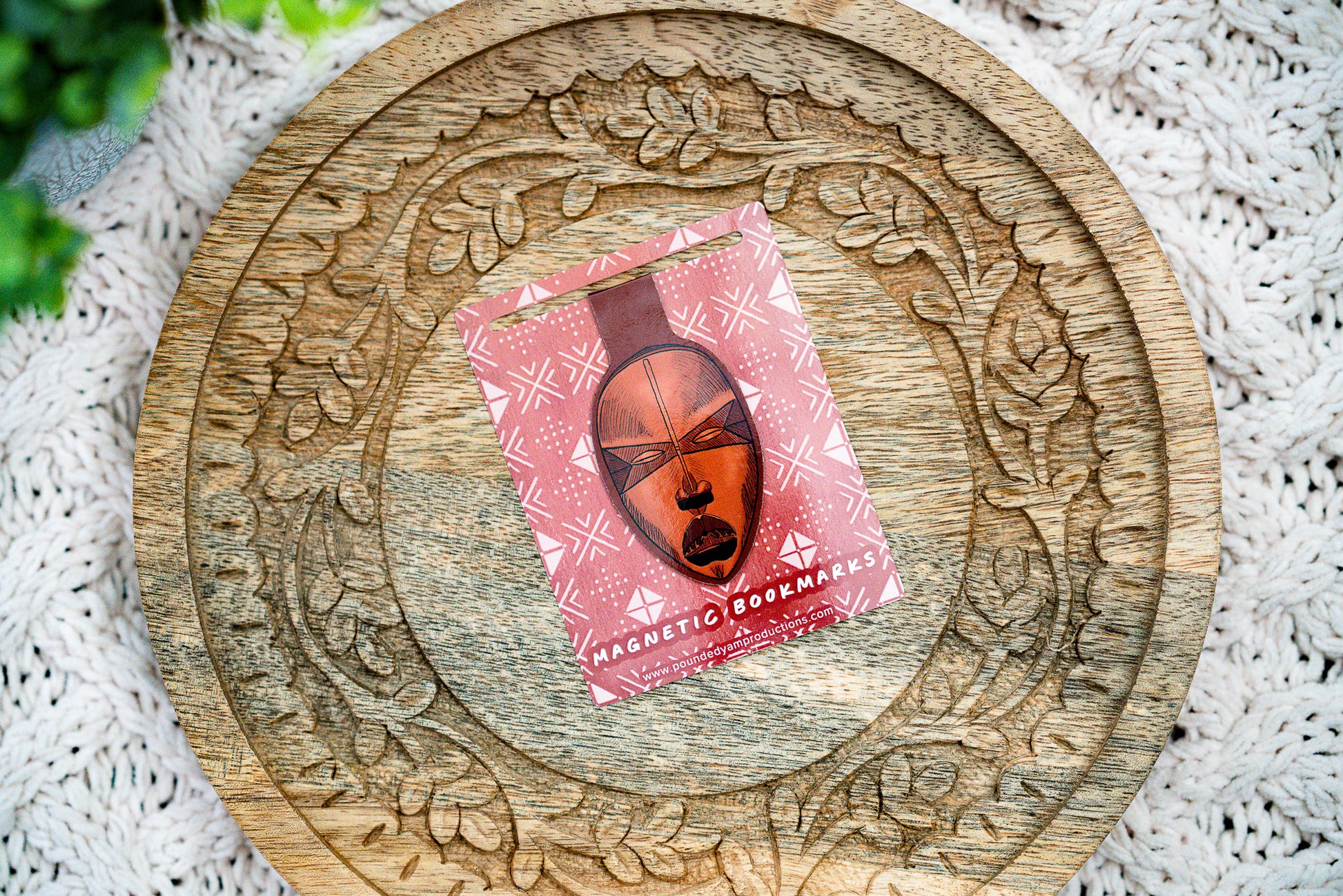 African Masks Magnetic Bookmarks - Dan - Pounded Yam Productions