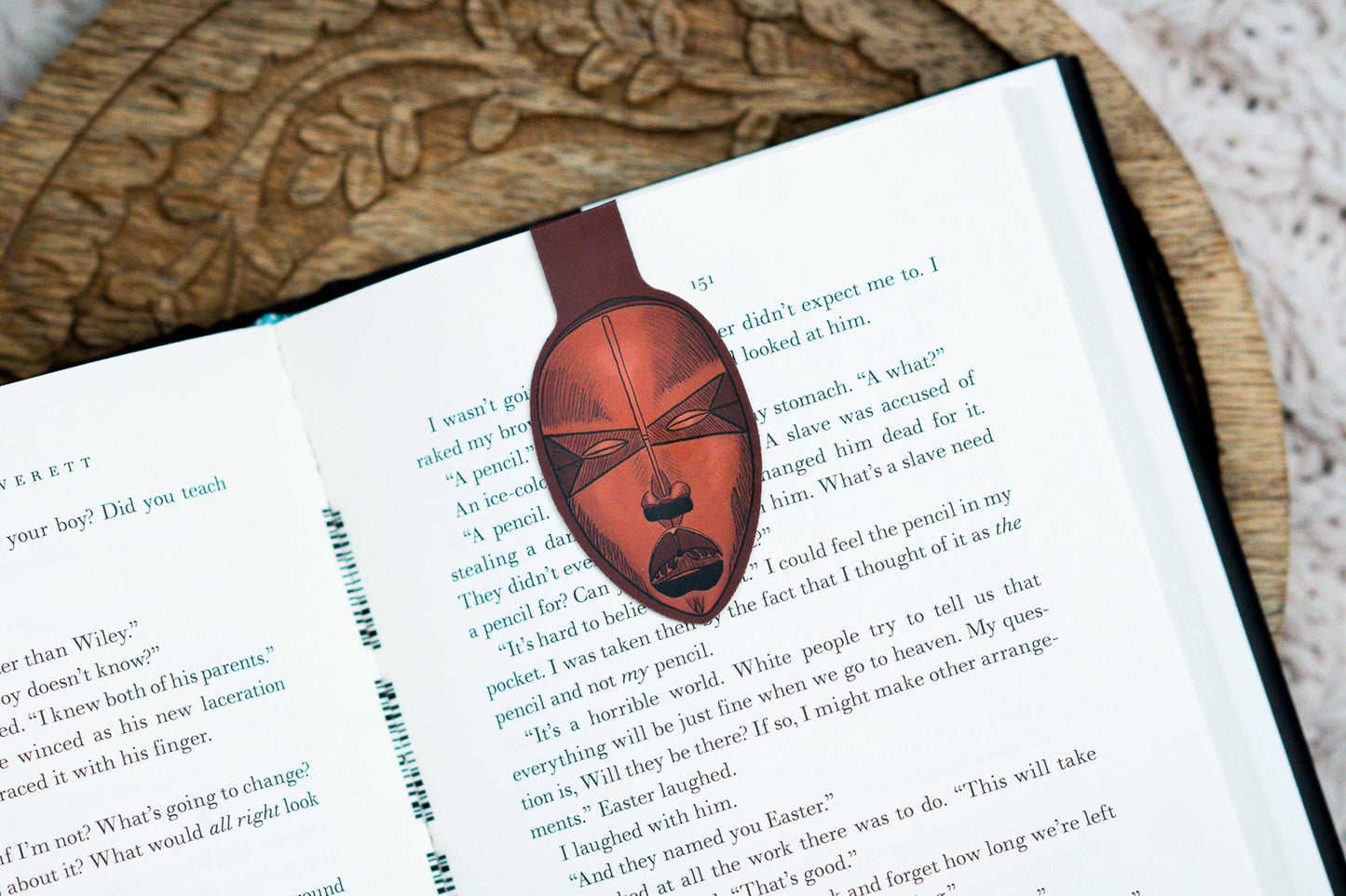 African Masks Magnetic Bookmarks - Dan - Pounded Yam Productions