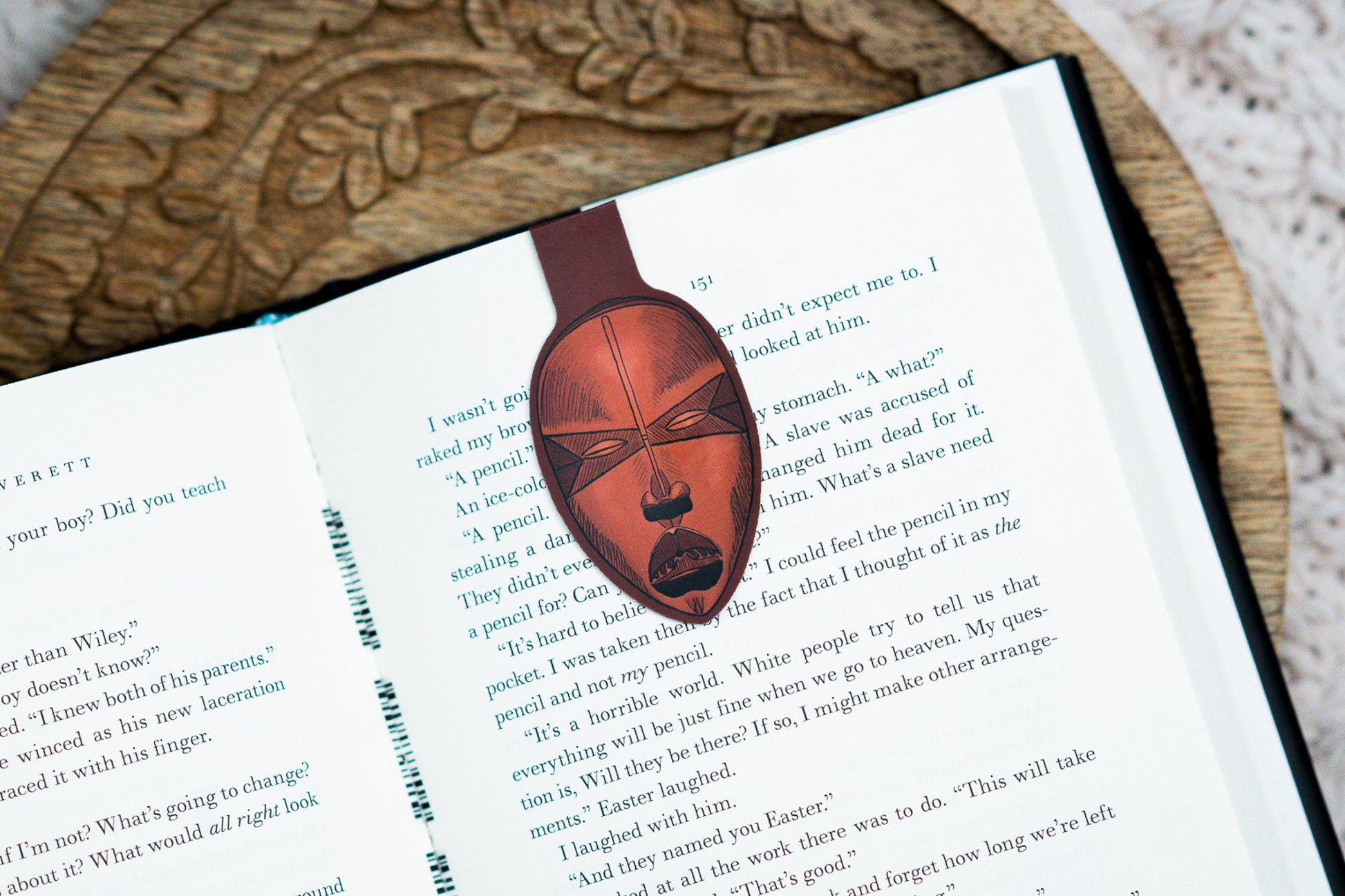 African Masks Magnetic Bookmarks - Dan - Pounded Yam Productions