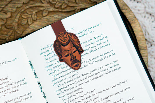 African Masks Magnetic Bookmarks - Tribal - Pounded Yam Productions