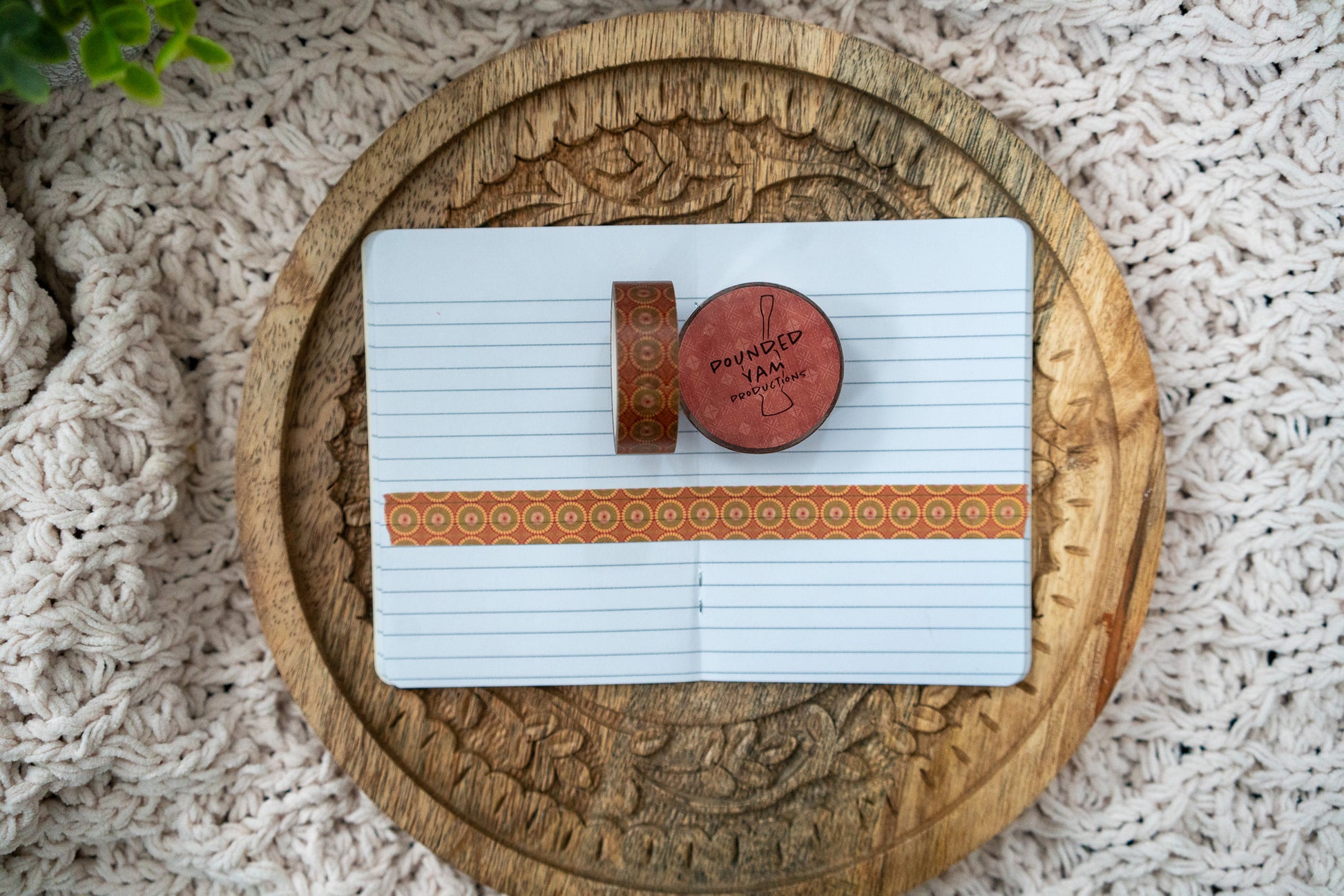 African Print Ankara Inspired Washi Tape - Bloom (Collection 2) - Pounded Yam Productions