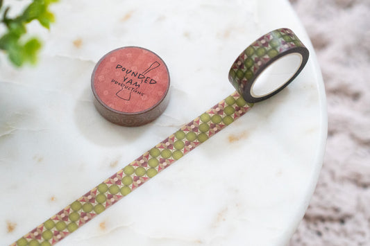 African Print Ankara Inspired Washi Tape - Discs (Collection 2) - Pounded Yam Productions